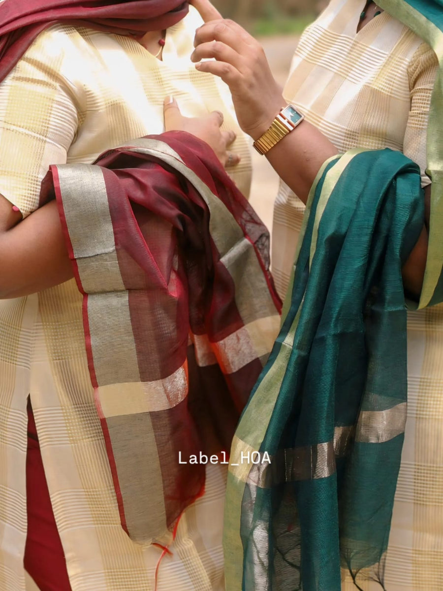 Kurthi with dupatta