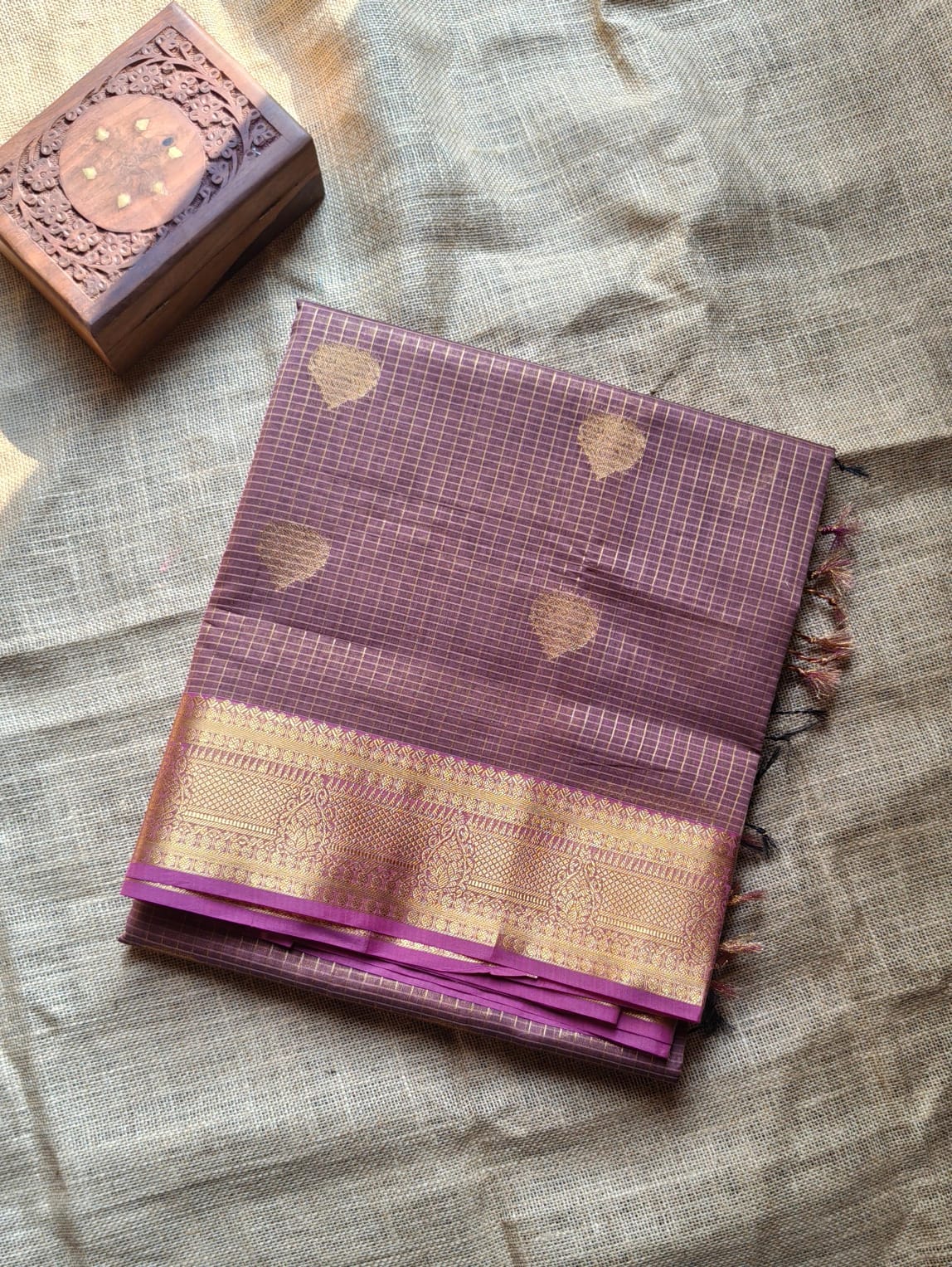 RUKMINI - Premium quality kora cotton sarees
