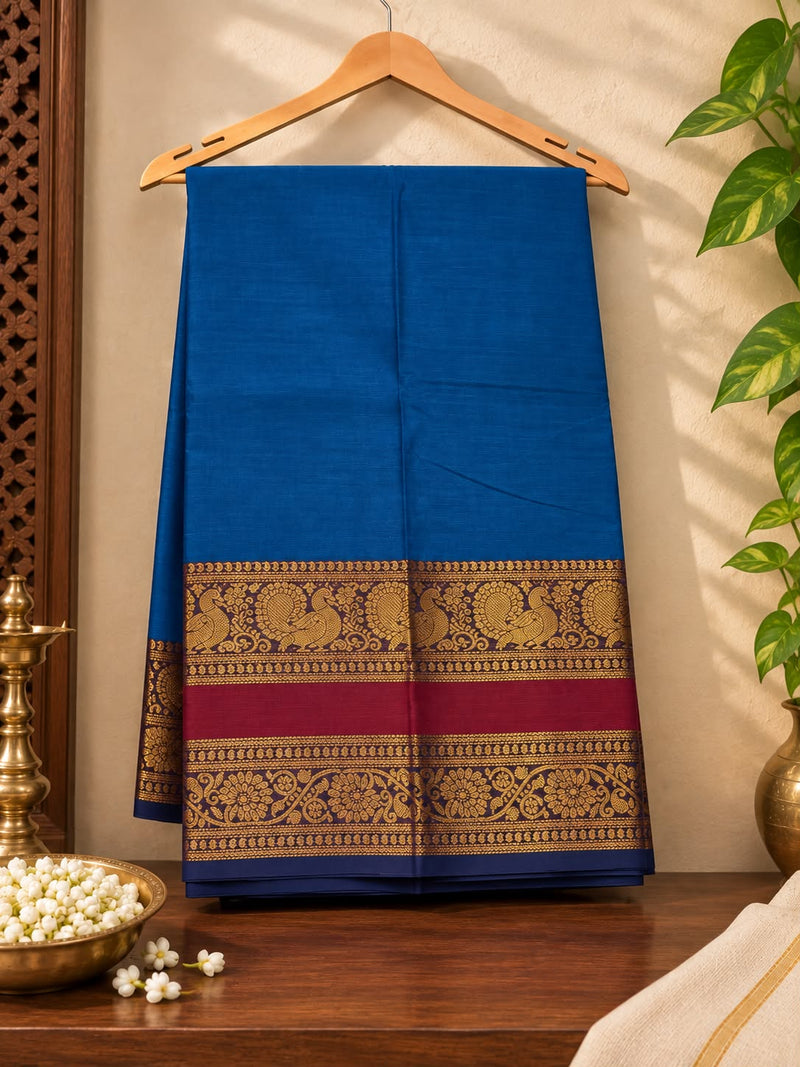 Chettinad cotton - one side big border