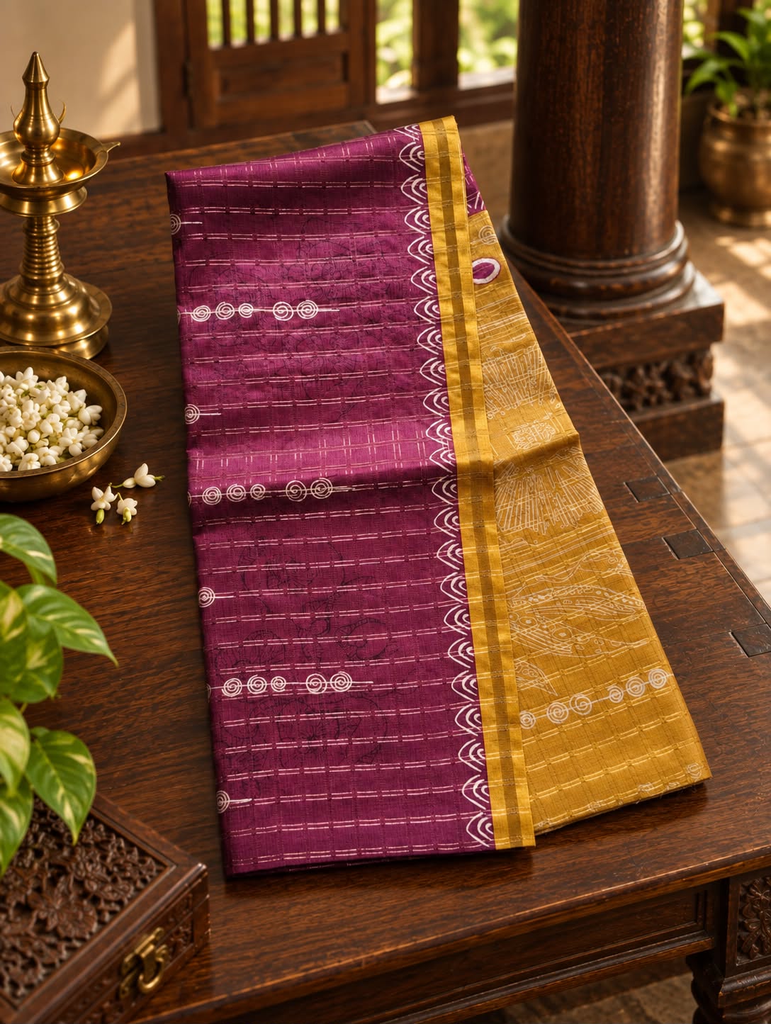 Matka Tussar sarees
