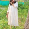 Onam special edition - Alia cut kasavu cotton kurthi