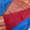 VARNAM- Blue and red semi silk sarees
