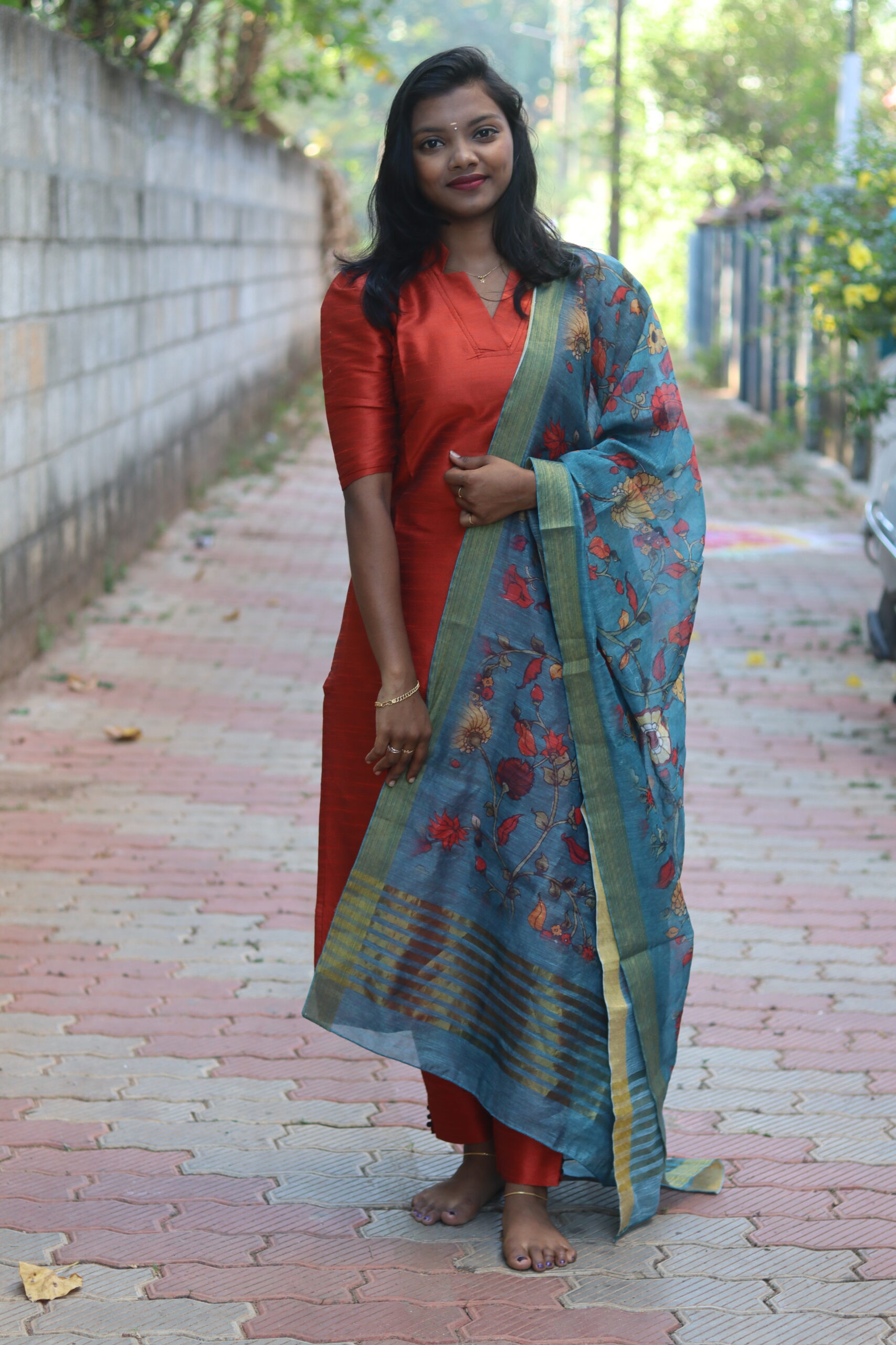 Copper beauty - 3 piece salwar set